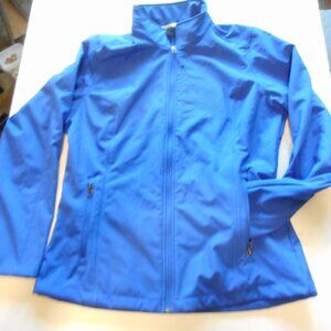 Royal blue Light weight jacket zippered Port Authority New size Large